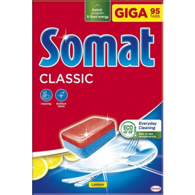 Somat Classic Power Tablety do automatické myčky na nádobí 95 ks 1577g – Sleviste.cz