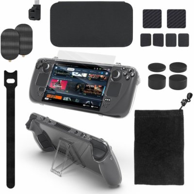 JYS Sada příslušenství 18 v 1 pro Steam Deck / Pouzdro + Kryt + Adaptér Type-C + Kryty / Jys-sd021 – Zbozi.Blesk.cz