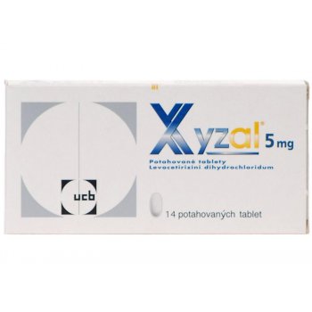 XYZAL POR 5MG TBL FLM 14