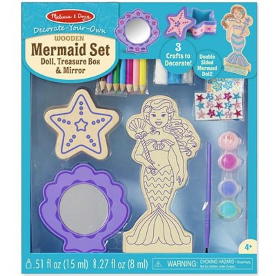 Melissa & Doug Dřevěná kreativní sada Mořská víla – Hledejceny.cz