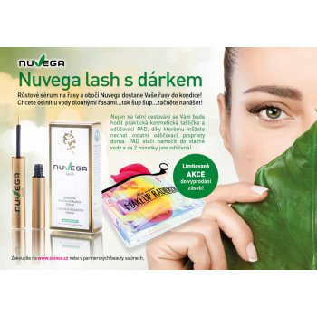 Nuvega Lash veganské růstové sérum pro řasy a obočí 3 ml