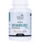 Adelle Davis Vitamín B12 kyanokobalamin 500 μg kapslí 60 ks – Hledejceny.cz