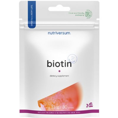 Nutriversum Biotin 30 tablet – Hledejceny.cz