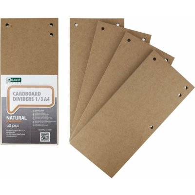 d.rect - rozdružovač 10,5 x 24 cm kraft, 50 ks – Zboží Dáma