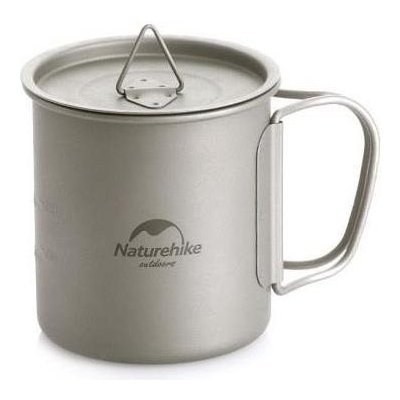 Naturehike kempingové nádobí titanový hrneček 20CJ 300ml vč. pokličky 6927595745779 – Zboží Mobilmania