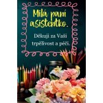 Přání pro paní asistentku Pastelky – Hledejceny.cz