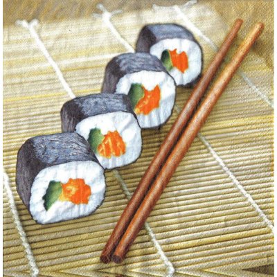 Ubrousek 33 x33 cm SUSHI – Zboží Mobilmania