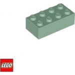 LEGO® 3001 Kostka 2x4 Písečně-Zelená – Zbozi.Blesk.cz