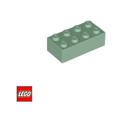 LEGO® 3001 Kostka 2x4 Písečně-Zelená – Zbozi.Blesk.cz