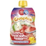 Ovocňák pyré jablko a jahoda 100% 120 g – Sleviste.cz