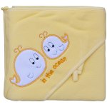 Scarlett Froté ručník -velryby s kapucí šedá – Zboží Dáma