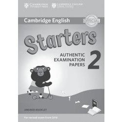 Cambridge English Young Learners 2 for Revised Exam from 2018 Starters Answer Booklet