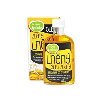 GREEN APOTHEKE Lněný olej zlatý 0,2 l