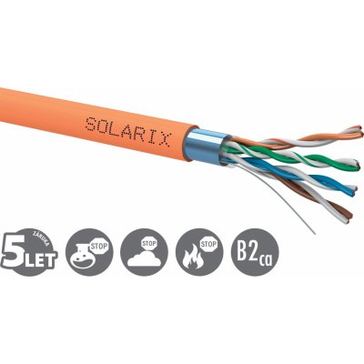 Solarix SXKD-5E-FTP-LSOHFR-B2ca CAT5E, FTP, LSOHFR, B2ca s1 d1 a1, 500m – Zboží Mobilmania