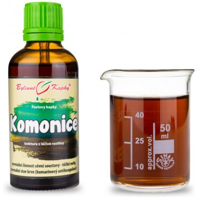 Bylinné kapky tinktura Komonice nať 50 ml – Hledejceny.cz
