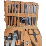 Leventi Kapesní manikúra 16 dílů v luxusním koženém pouzdře – Zboží Mobilmania