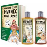 Bohemia Pivrnec Kniha s extrakty z pivních kvasnic a chmele sprchový gel 200 ml + Vlasový šampon 200 ml dárková sada – Hledejceny.cz