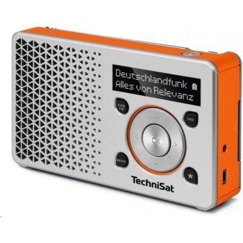 TechniSat Digitradio 1 stříbrná/oranžová 0003/4997