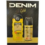 Denim Gold deospray 150 ml + sprchový gel 250 ml dárková sada – Hledejceny.cz