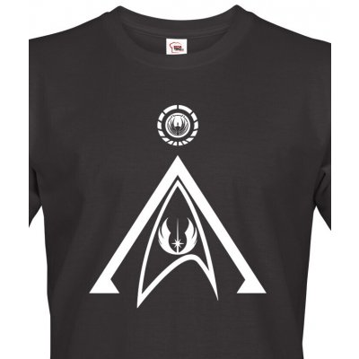 Bezvatriko.cz pánské tričko Star Trek Canvas pánské tričko s krátkým rukávem 1967 Černá – Zboží Mobilmania