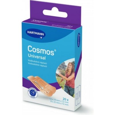 COSMOS Universal voděodolné náplasti 2 velikosti 20 ks – Zboží Mobilmania