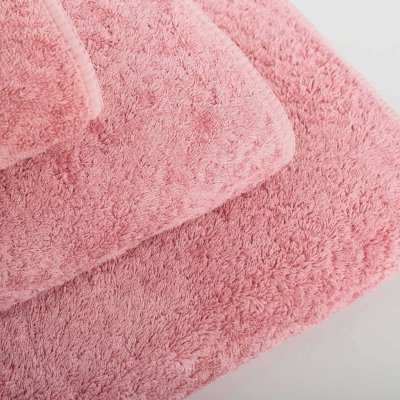 Graccioza Long Double Loop 700 gsm blush ručník z egyptské bavlny 30 x 50 cm růžová
