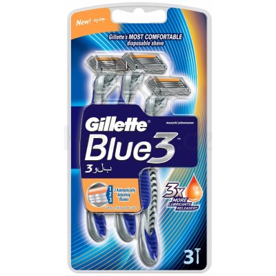 Gillette Blue3 3 ks – Zboží Mobilmania