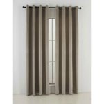 MKLuzkoviny.cz Sametové zatemňovací závěsy Cesar cappuccino - 140 x 180 cm (2ks) - kroužky – Hledejceny.cz
