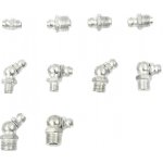 Sada chromovaných maznic, různé velikosti, 110 kusů – Hledejceny.cz