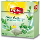 Lipton Green Tea Intense Mint 20 pyramidových sáčků