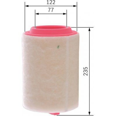 Vzduchový filtr BOSCH F 026 400 367 – Sleviste.cz