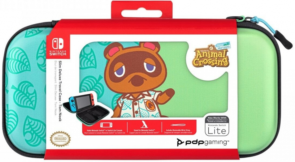 PDP Slim Deluxe Travel Case Animal Crossing Nintendo Switch