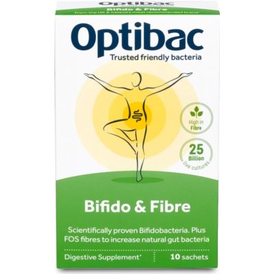 Optibac Bifido and Fibre probiotika při zácpě 10 x 6 g sáček – Hledejceny.cz