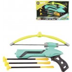 Teddies pistole kuše s lukem na přísavky plast 25cm + šípy 3ks v krabici – Hledejceny.cz