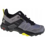 Salomon Pánské turistické boty X Ultra 4 GTX quiet shade black evening primrose šedé – Sleviste.cz