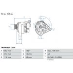 generátor BOSCH 0 986 086 860