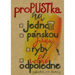 Baloušek BeBechy - přání Propustka, A6, kraftový papír – Hledejceny.cz
