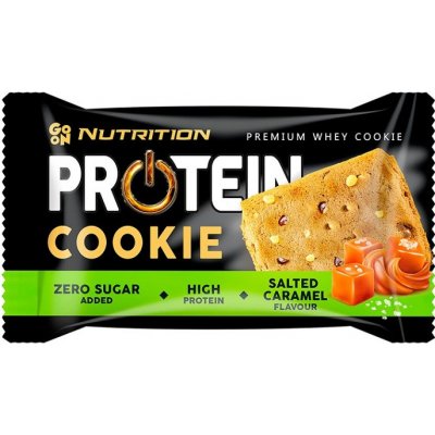 GO ON Proteinová sušenka slaný karamel 50 g – Zboží Mobilmania