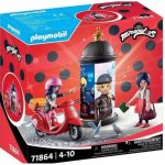 Playmobil 71864 Kouzelná Beruška a Černý kocour Marinettin skútr – Zboží Dáma