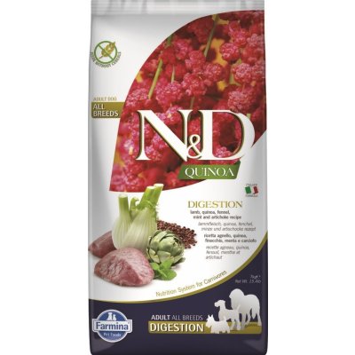 N&D Quinoa Dog Adult Digestion Grain Free Lamb & Fennel 7 kg – Zbozi.Blesk.cz