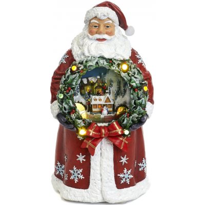 BARRINGTON FURNITURE Svíticí vánoční dekorace Santa EGW-MU50102 – Hledejceny.cz