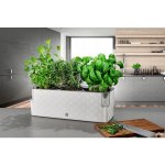 Nohel garden Truhlík samozavlažovací COBBLE TRIO + Aqua systém 40x14x14 cm – Sleviste.cz