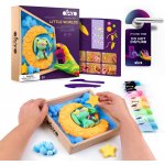 OKTO Modelování Malý svět v rámečku motiv "Zajíček na měsíci" 21x21 cm – Hledejceny.cz