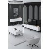 Obývací stěna Hanah Home Living Room Furniture Set Lord Black White Black White
