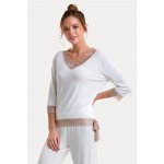 Luisa Moretti Rozalie 3/4 rukáv bambusové krémová – Zboží Dáma