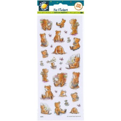 D.A. Samolepky 10x23cm - Medvídci – Hledejceny.cz