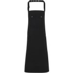 Premier Workwear Bavlněná dlouhá chino zástěra za krk PR132 Black 72x86cm – Hledejceny.cz
