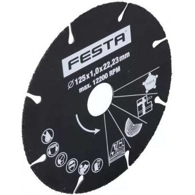 Kotouč řezný FESTA univerzální karbidový 125x1x22.2mm 21192 – Zbozi.Blesk.cz