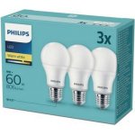 Philips klasik, 9W, E27, neutrální bílá 3ks – Hledejceny.cz