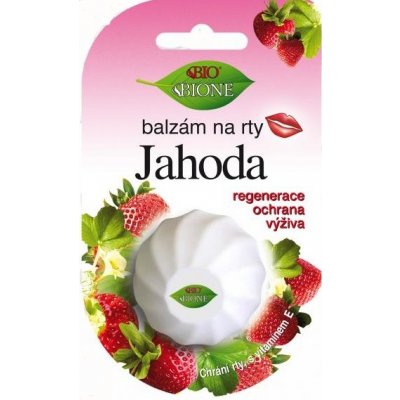 BC Bione Cosmetics Jahoda balzám na rty vajíčko 6 ml